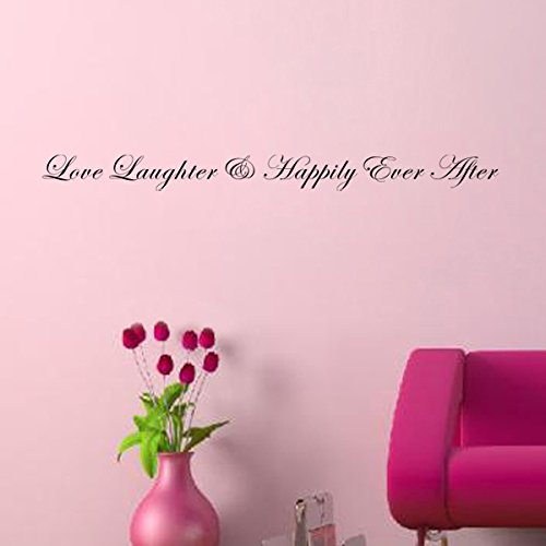 Pop Decors “Love, laughter and happily ever after” Wall Stickers