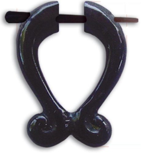 Click here to buy 2 CURLY HOOP DANGLE EARRING EAR RING EARING.