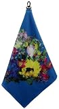 Jacis Flower Garden Collection Sapphire Forget-me-nots Microfiber Sports Towel