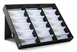 18 Piece Sunglass Eyewear Eye Wear Display Tray Case Stand. Also great for Watches and Jewelry