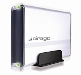 Cirago 640 GB USB 2.0 Portable External Hard Drive CST4640 (Silver)