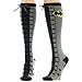 Batman Faux Lace Up Juniors Knee High Socks