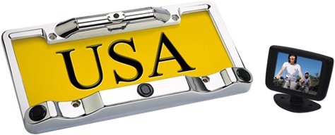 Boyo VTC433H Direct Connect License Plate Camera (Chrome)