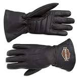 Harley-Davidson® Men's Stock Gauntlet Leather Gloves. Bar & Shield Logo. 98202-07VM