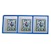 Le Cadeaux Triple Weight Melamine 3 Part Dip or Appetizer Serving Dish