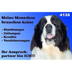 Metall - Warnschild Landseer