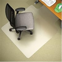 LLR69161 - Low Pile Chairmat, Standard 36x48, Lip 20x12, Clear