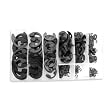 300 Pc Neiko E Clip Snap Hook Ring Assortment Set