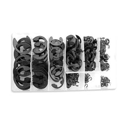 300 Pc Neiko E Clip Snap Hook Ring Assortment Set
