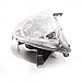 HEADLIGHTSDEPOT Headlight Compatible with 2002-2004 Honda CR-V LX EX Chrome Housing Halogen Left Driver Side Headlamp Assembly