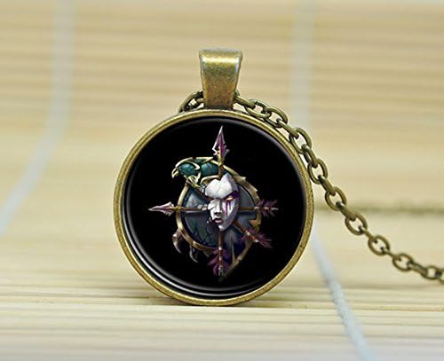 ArtShop Wow Necklace World Of Warcraft Undead Race Horde Jewelry Glass Cabochon Necklace A3153