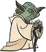 Star Wars Lucas Films Movie Yoda W/ Cane Jedi Iron on Patch
