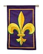 Garden Flag Fleur de Lis