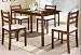 Dining Table and Chairs | Dining Room Table and Chairs | Dining Table Set | Dinette Tables | Dining Room Table Sets - 5-PC Wooden Dinette Set-1 Table + 4 Chairs