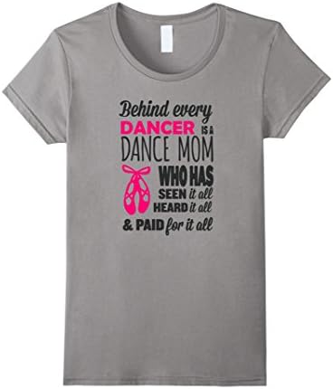 Dance Mom T-Shirt - Female Medium - Slate