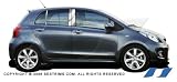 2007-2009 Toyota Yaris Pillar Posts :: 304 Stainless Steel Chrome Plated Pillar Post :: 6pc. Set!