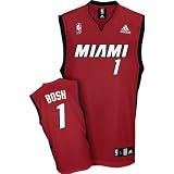 adidas Miami Heat Chris Bosh New Revolution 30 Replica Alternate Jersey