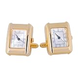 Working Gold-Tone Watch Cuff Links by Cuff-Daddy