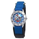Marvel Comics Kid's MA0103-D2770-BlueVelcro Marvel Super Hero Squad Classic Time Teacher Watch