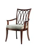 Stanley Furniture Hudson Street Fabric Arm Chair in Warm Cocoa Finish
