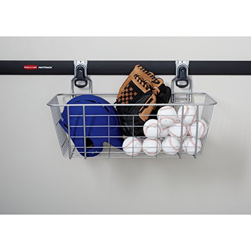 Rubbermaid FastTrack Garage Storage Wire Mesh Basket, 24", 1784453 New