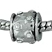 Pugster Round Patterned Studded European Beads Bracelet