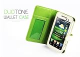 LG Optimus 3D P920 Novoskins Verus Premium PU Leather DUOTONE Diary Wallet  ....