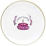 Jamie's Painting & Design Girl's 1st Birthday Plate