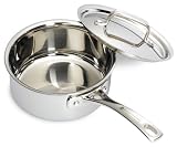 Gourmet Standard 1.5 Quart Copper Bottom Saucepan with Lid - CB11521