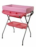 Dream On Me 2 In 1 Baby Bather and Changing Station Combo, Pink Image
