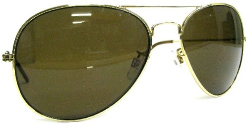 ◆ティアドロップ◆人気の定番サングラス♪　gold/brown