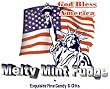 Custom Labeled Gift God Bless America Melty Mint Fudge Box