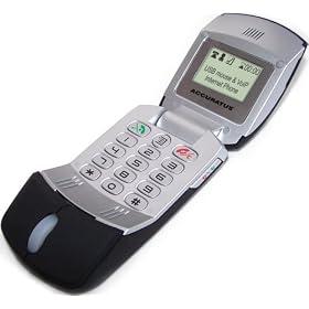Mouse Phone 2 in 1 USB VOIP Internet Phone and 800dpi Optical Mouse