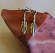 Sterling Silver Feather Earrings