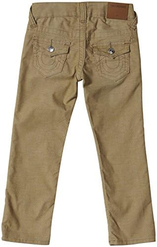 True Religion Little Boys' Geno Relaxed Slim Classic Corduroy Pant, Beach Nut, 4T