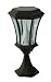 Gamasonic GS-94P Deck or Patio Victorian Solar LED Lamp Post, Black