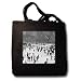 Snow blizzard in Central Park Manhattan New York City Ice Skate Ring - Black Tote Bag JUMBO 20w X 15h X 5d