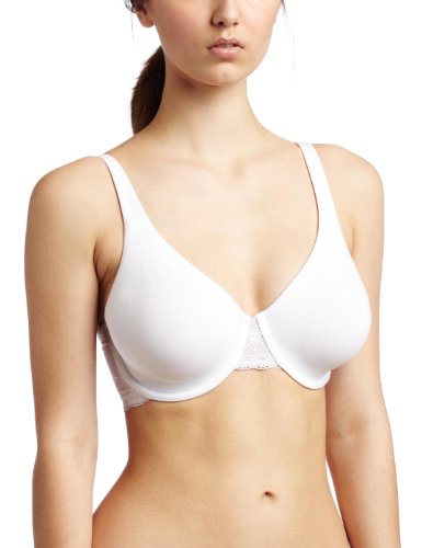 Le Mystere Women's Caress Bra, White, 38C