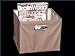 Alexi Ricci Chocolate Brown 9Hx11Wx10D Folding Storage Bin Orginization with Style