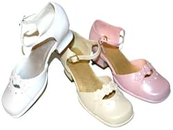 Girls Shimmering Rhinestone Flower Dress Wedding Formal Shoes