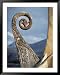 Detail of the Replica of a 9th Century Ad Viking Ship, Oseberg, Norway, Scandinavia, Europe Collections Framed Art Poster Print by David Lomax, 39x49