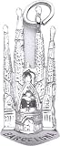 Spain: Barcelona Cathedral Charm by Rembrandt Charms