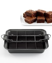 Martha Stewart Collection Brownie Pan, Slice Solutions