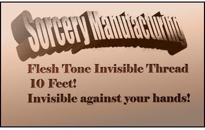 Flesh Tone Invisible Thread by Sorcery Manufacturing - Trick