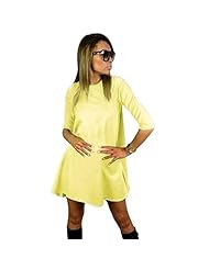 Sexy Cotton/Polyester Natural   Waistline Above the Knee Elbow Length Sleeves Evening Dress/Party Dress/Mini Dress 