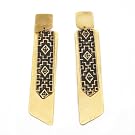 Guarda Patterned Drop Earrings by Sibilia||RF10F