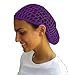 Purple Hair Net - Snood - Crochet Hair Net Snood In Purple