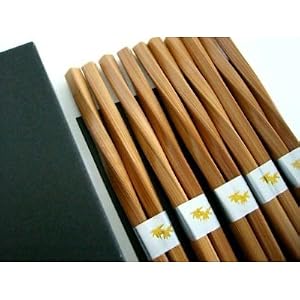 5 pairs Japanese chopsticks gift sets Twist $1.25