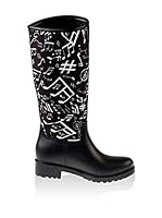 ZZ-SILENCE of the BEES Botas de agua Music (Negro)