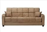 Cabo Convert-A-Couch Full Sleeper - Microfiber Mocha